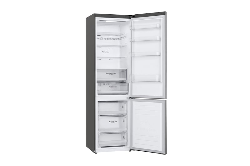 LG Frigorífico Combi Door Cooling⁺, 2m, Clasificación C, capacidad de 419l, Inox antihuellas, serie 600, GBB62PZ5CN1