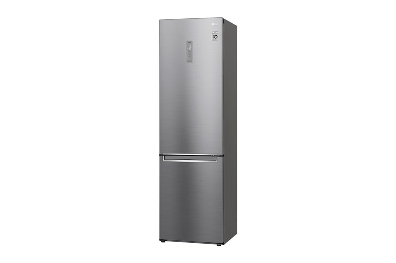 LG Frigorífico Combi Door Cooling⁺, 2m, Clasificación C, capacidad de 419l, Inox antihuellas, serie 600, GBB62PZ5CN1