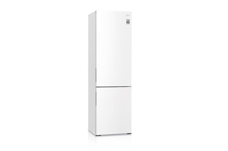 LG Frigorífico Combi 2m, Clasificación C, capacidad de 419l, Blanco, Serie 600, GBB62SWGCC