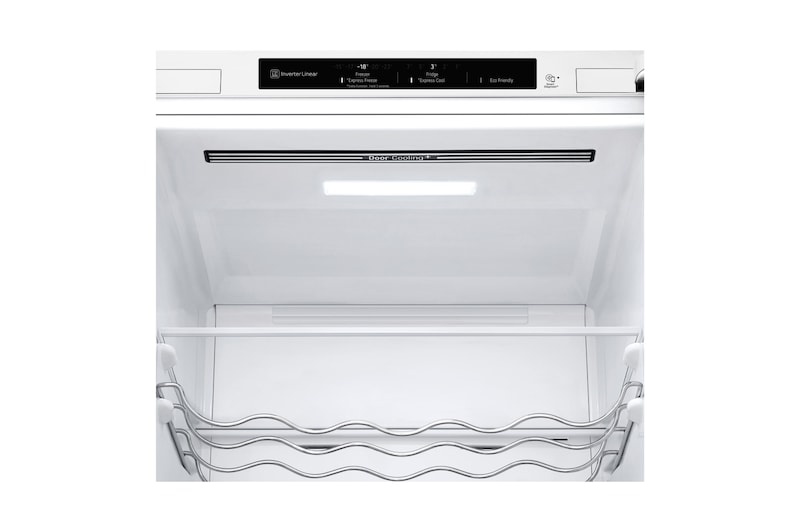 LG Frigorífico Combi 2m, Clasificación C, capacidad de 419l, Blanco, Serie 600, GBB62SWGCC