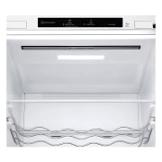 LG Frigorífico Combi 2m, Clasificación D, capacidad de 419l, Blanco, serie 600, GBB62SWGGN