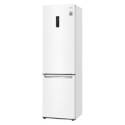 LG Frigorífico Combi 2m, Clasificación E, capacidad de 419l, Blanco, serie 6, GBB62SWHMN