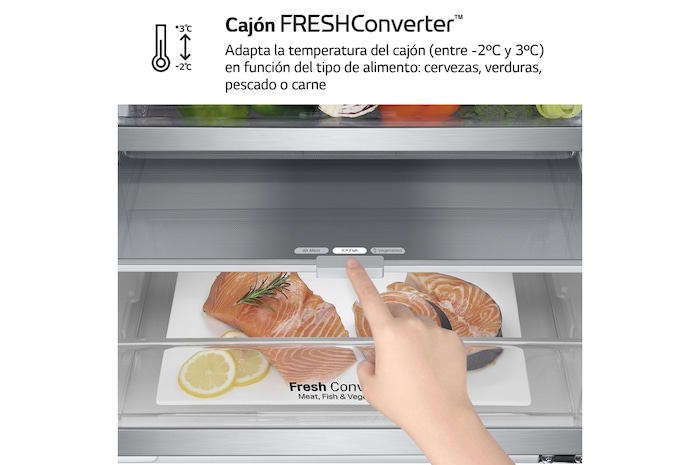 LG Frigorífico Combi 1,86m, Clasificación C , capacidad de 374l, Blanco, serie 700, GBB71SWVCN1