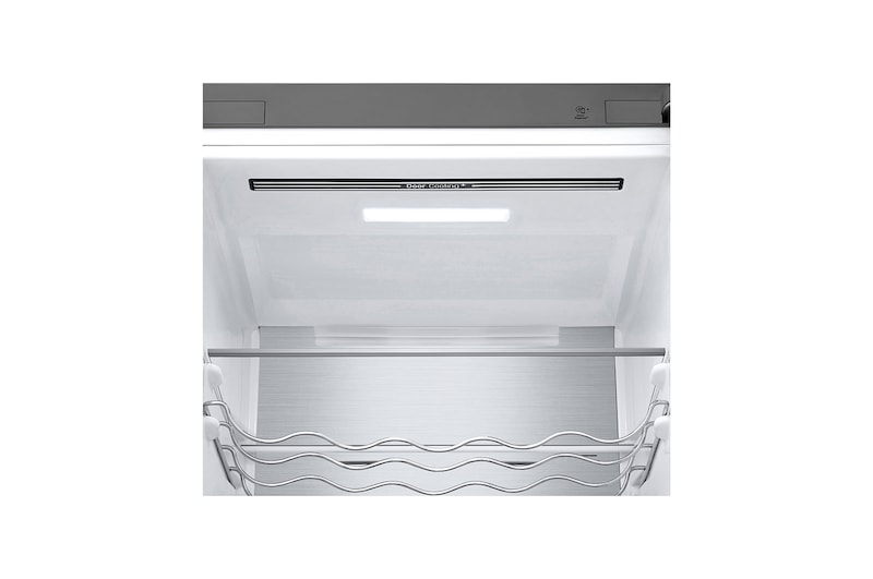 LG Frigorífico Combi 2m, Eficiencia C, Acero inoxidable antihuellas, capacidad de 419l, Serie 700, GBB72NSQCN