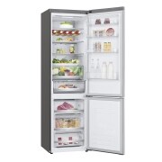 LG Frigorífico Combi  2m, Clasificación C, capacidad de 419l, acero  antihuellas, serie 700, GBB72NSUCN1