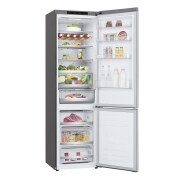 LG Frigorífico Combi  2m, Clasificación D, capacidad de 419l, acero  antihuellas, serie 700, GBB72NSVGN