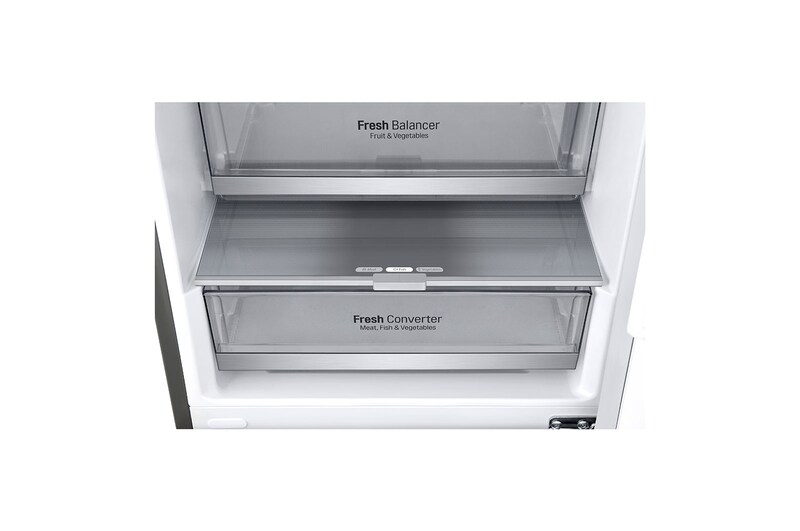 LG Frigorífico Combi 2m, Clasificación D, capacidad de 419l,  Inox Antihuellas, serie 7, GBB72PZDFN
