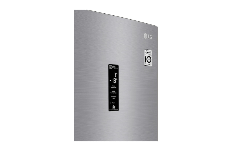 LG Frigorífico Combi 2m, Clasificación D, capacidad de 419l,  Inox Antihuellas, serie 7, GBB72PZDFN