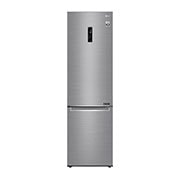 Vista frontal de Frigorífico Combi 2m, Clasificación D, capacidad de 419l,  Inox Antihuellas, serie 7 GBB72PZDFN