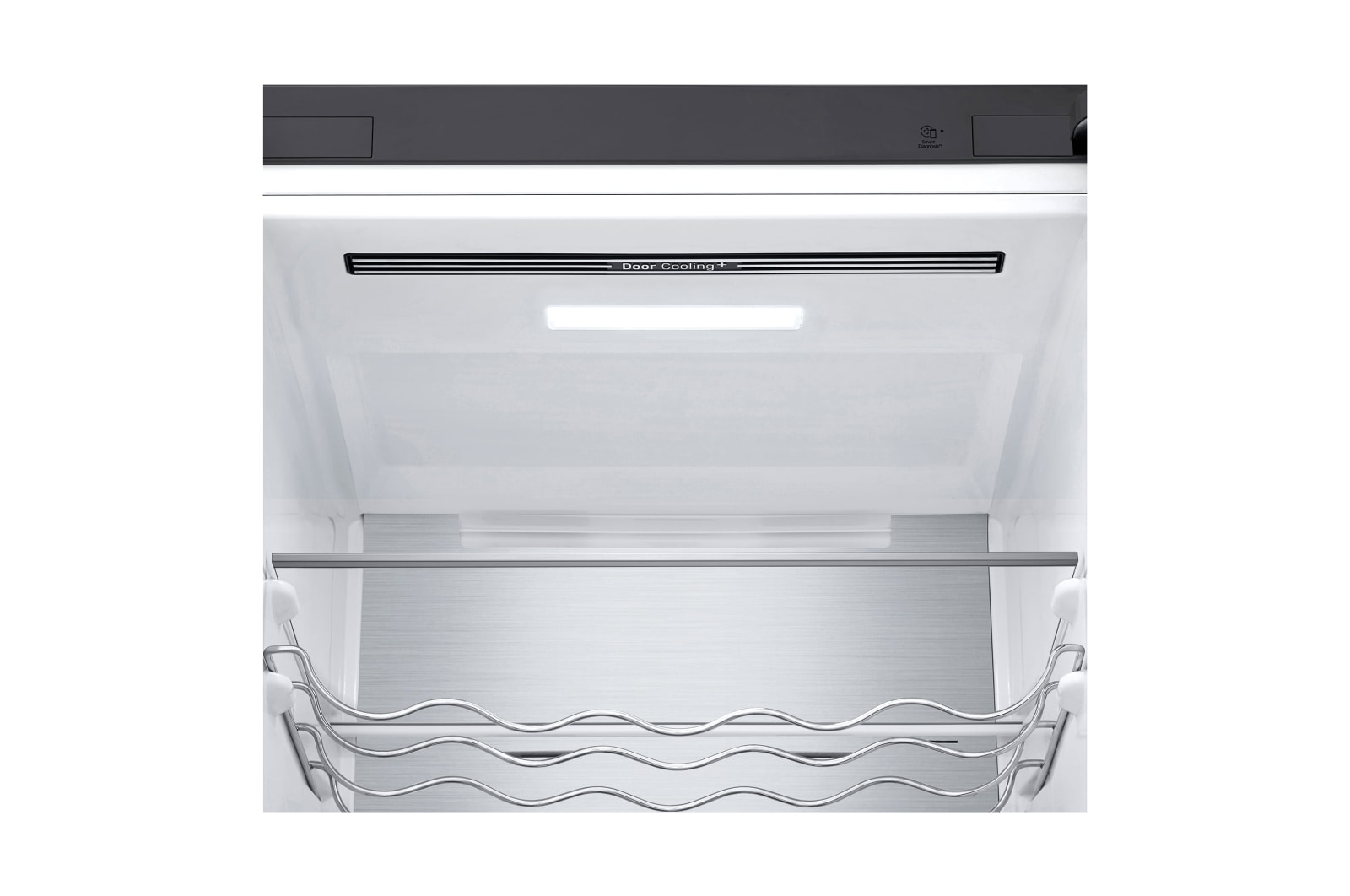 LG Frigorífico Combi  2m, Clasificación D, capacidad de 419l, Inox antihuellas, serie 700, GBB72PZUGN