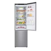 LG Frigorífico Combi 2m, Clasificación D, capacidad de 419l, Inox antihuellas, serie 700, GBB72PZVGN