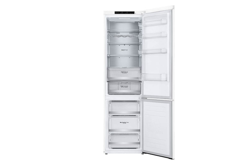 LG Frigorífico Combi  2m, Clasificación C, capacidad de 419l, blanco, serie 700, GBB72SWVCN