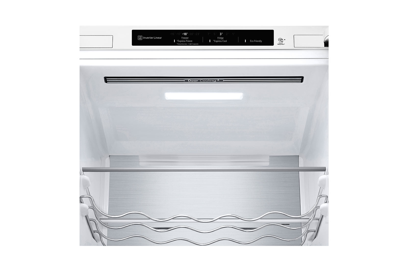 LG Frigorífico Combi  2m, Clasificación C, capacidad de 419l, blanco, serie 700, GBB72SWVCN