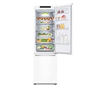 LG Frigorífico Combi  2m, Clasificación C, capacidad de 419l, blanco, serie 700, GBB72SWVCN