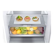 LG Frigorífico Combi  2m, Clasificación C, capacidad de 419l, blanco, serie 700, GBB72SWVCN