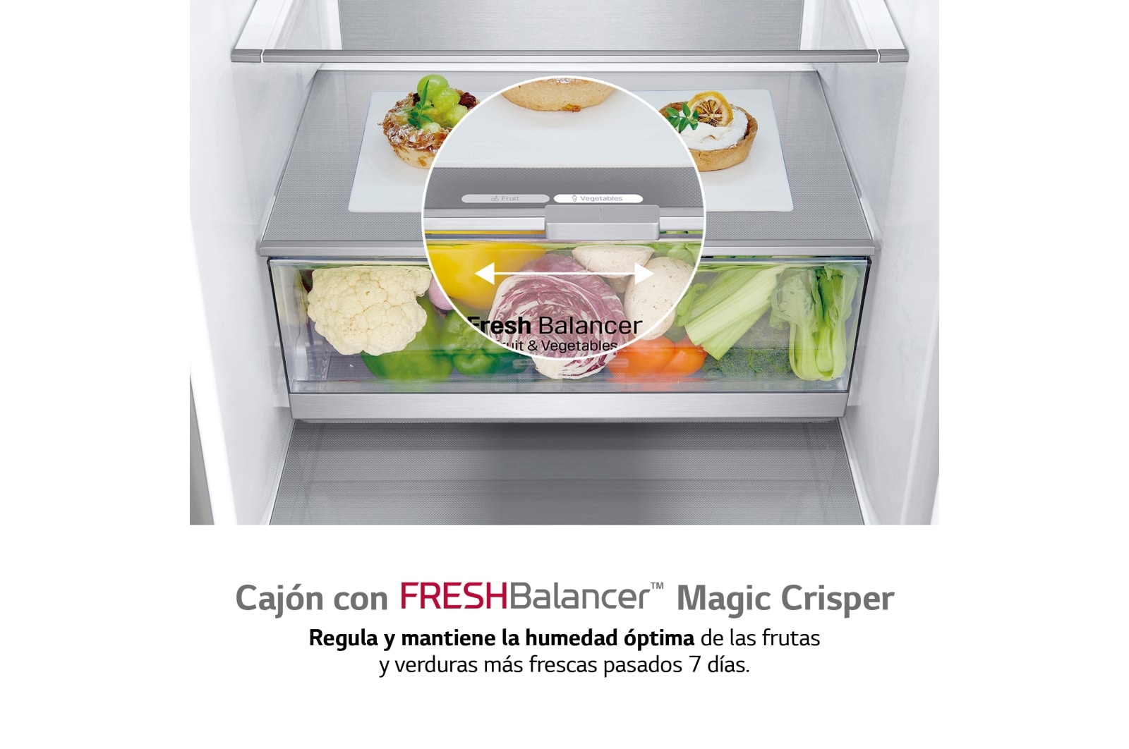 LG Outlet Frigorífico Combi 2m, Clasificación un 10% más eficiente que A, 419l, Acero Premium Antihuellas, serie Centum, GBB92MCB2P.OUTLET