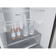 LG Outlet Frigorífico Combi 2m, Clasificación un 10% más eficiente que A, 419l, Acero Premium Antihuellas, serie Centum, GBB92MCB2P.OUTLET