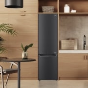 LG Outlet Frigorífico Combi 2m, Clasificación un 10% más eficiente que A, 419l, Acero Premium Antihuellas, serie Centum, GBB92MCB2P.OUTLET