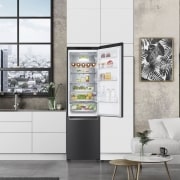 LG Outlet Frigorífico Combi 2m, Clasificación un 10% más eficiente que A, 419l, Acero Premium Antihuellas, serie Centum, GBB92MCB2P.OUTLET