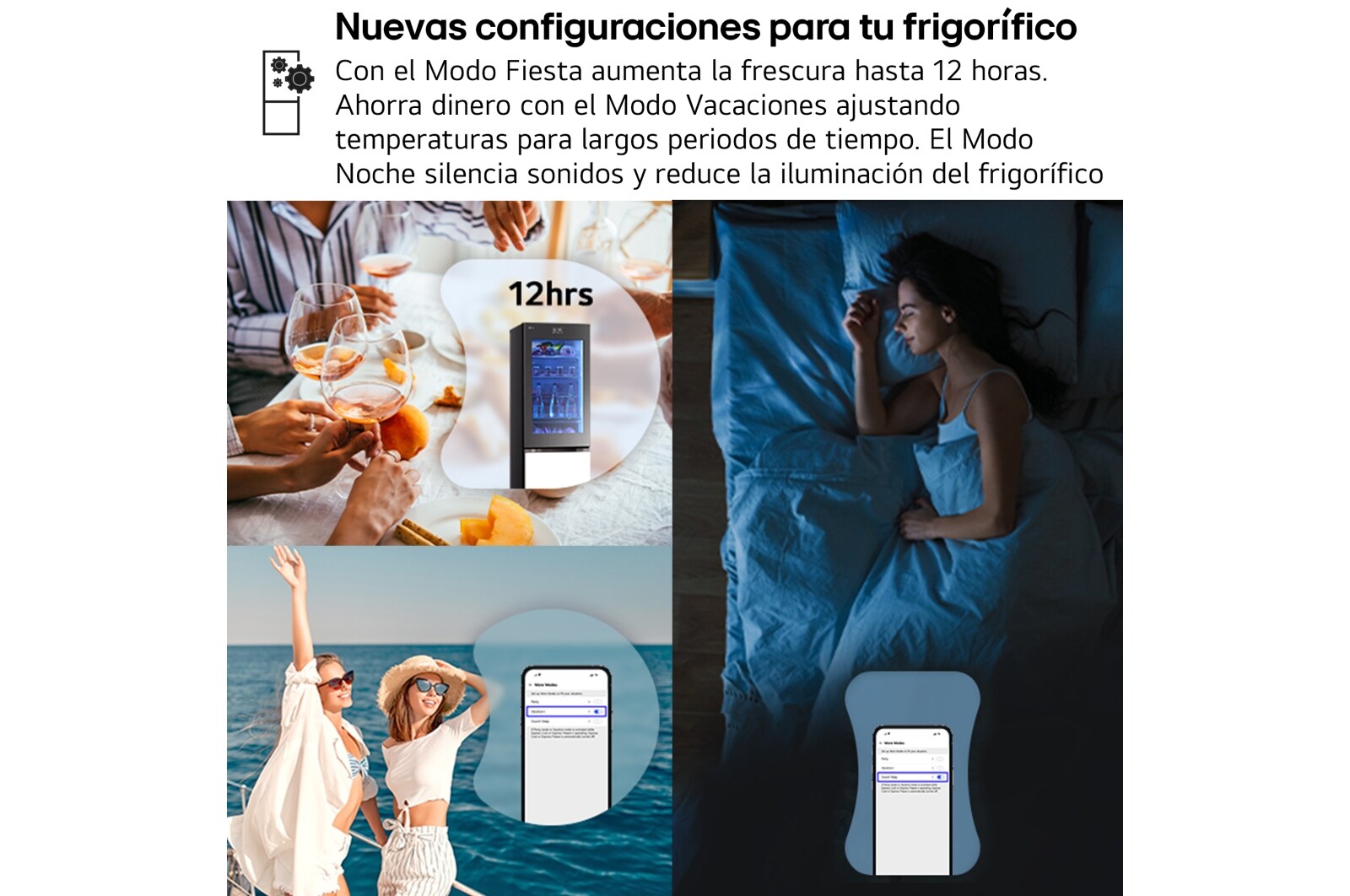LG Outlet Frigorífico combi Instaview con MoodUP Door Cooling+, 1,86 m, Clasificación D, capacidad de 352 l, Multicolor, GBG719MDNN.OUTLET