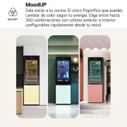 LG Outlet Frigorífico combi Instaview con MoodUP Door Cooling+, 1,86 m, Clasificación D, capacidad de 352 l, Multicolor, GBG719MDNN.OUTLET