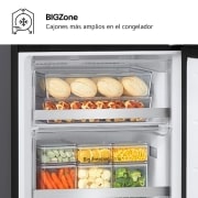 LG Outlet Frigorífico combi Instaview con MoodUP Door Cooling+, 1,86 m, Clasificación D, capacidad de 352 l, Multicolor, GBG719MDNN.OUTLET