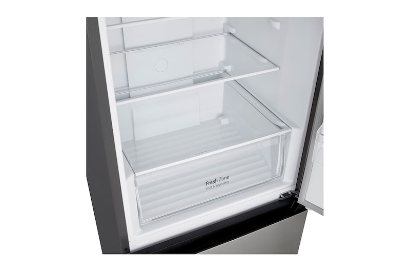 LG Frigorífico Combi 1,86m, Clasificación D, capacidad de 323l, blanco. Serie 200, GBM21HSADH