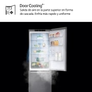 LG Outlet Frigorífico Combi, 1,86m, Clasificación E, capacidad de 374l, Inox Grafito Antihuellas, serie 3, GBP31DSLZN.OUTLET