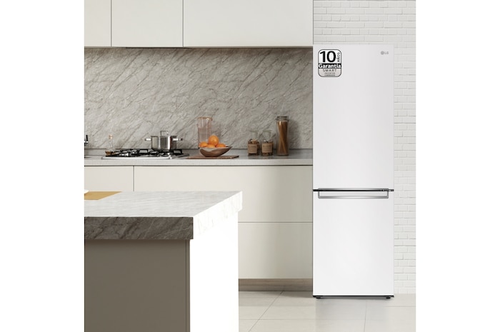 LG Outlet Frigorífico Combi LG GBP31SWLZN, 1,86m, E, capacidad de 374l, Blanco, serie 3, GBP31SWLZN.OUTLET