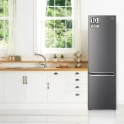 LG Outlet Frigorífico Combi LG GBP32DSLZN, 2,03m, A++, capacidad de 419l, Inox Grafito Antihuellas, serie 3, GBP32DSLZN.OUTLET