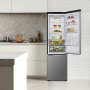 LG Frigorífico Combi Door Cooling+, 2m, Clasificación B, capacidad de 419l, Inox Antihuellas, Serie P500 , GBP52PYNBN