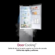 LG Outlet Frigorífico Combi 1,86m, Clasificación D, capacidad de 374l, Inox grafito , serie P-600, GBP61DSPGN.OUTLET