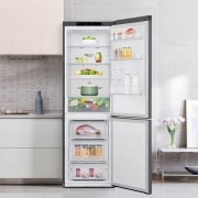LG Outlet Frigorífico Combi 1,86m, Clasificación D, capacidad de 374l, Inox grafito , serie P-600, GBP61DSPGN.OUTLET