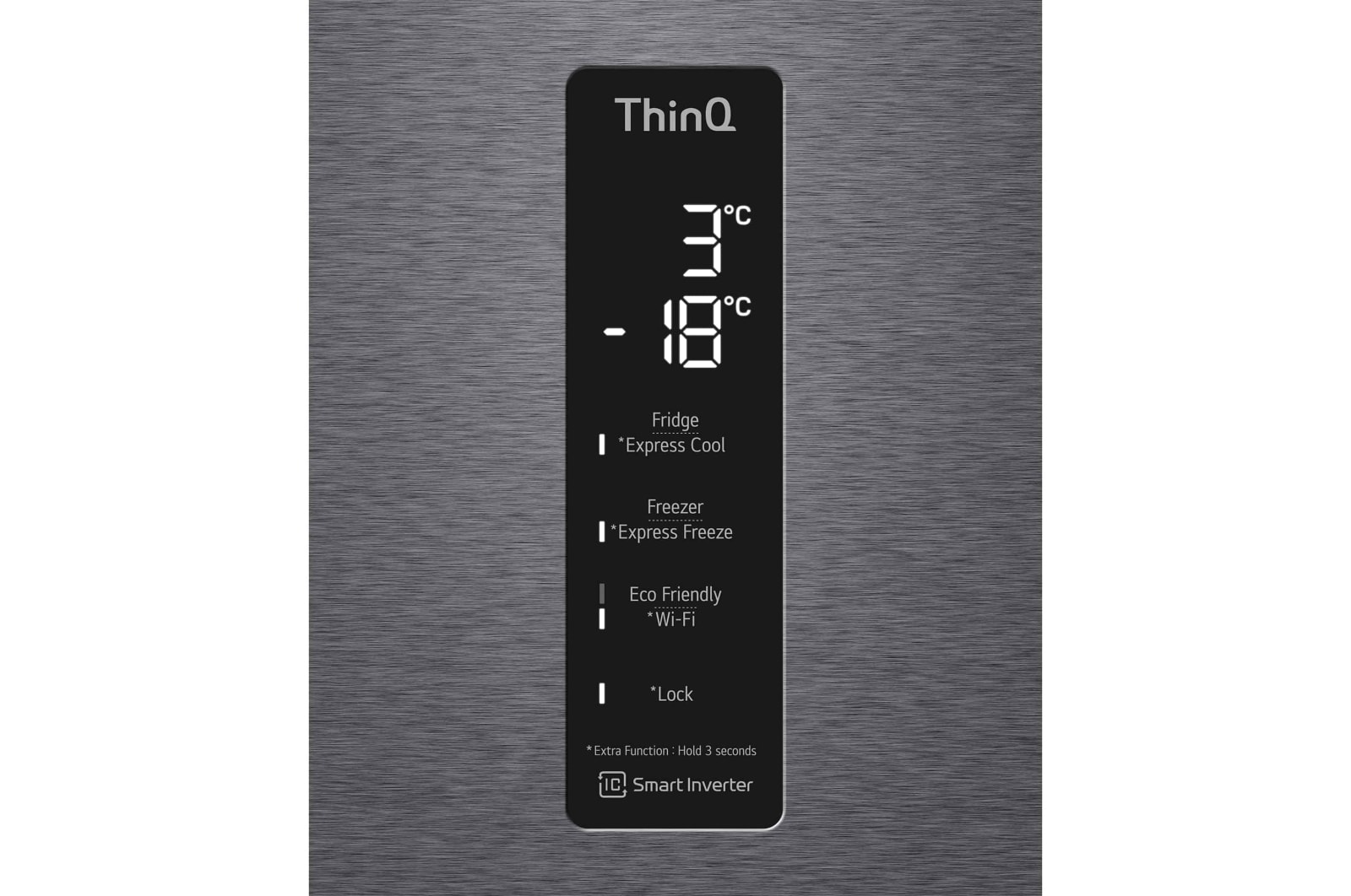 LG Frigorífico Combi 1,86m, Clasificación D, capacidad de 374l, Inox grafito , serie P-600, GBP61DSXGC