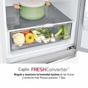 LG Outlet Frigorífico Combi DoorCooling+™ 1,86m, Clasificación D, capacidad de 374l, Blanco, serie P-600, GBP61SWPGN.OUTLET