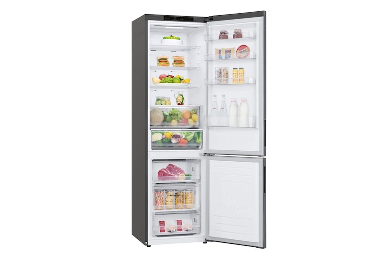 LG Frigorífico Combi 2m, Clasificación C, capacidad de 419l, Inox grafito , serie P-600, GBP62DSNCC