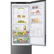 LG Frigorífico Combi  2m, Clasificación D, capacidad de 419l, Inox grafito , serie P-600, GBP62DSNGC