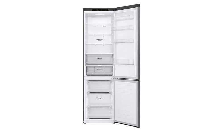 LG Frigorífico Combi 2m, Clasificación D, capacidad de 419l, Inox grafito , Serie P-600, GBP62DSNGN.ADSQEUR