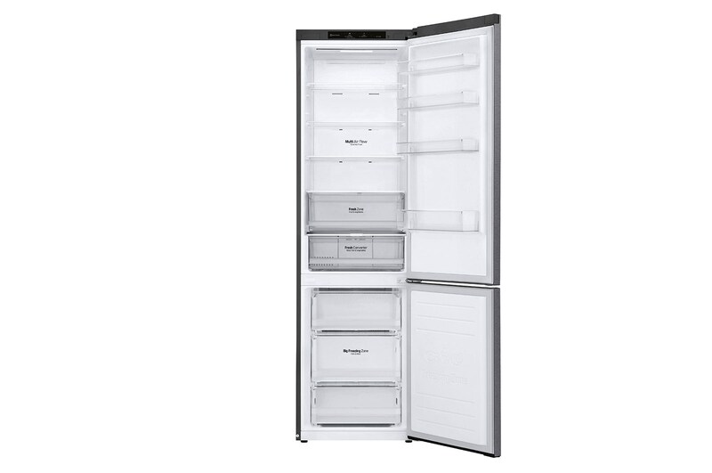 LG Frigorífico Combi 2m, Clasificación D, capacidad de 419l, Inox grafito , Serie P-600, GBP62DSNGN.ADSQEUR