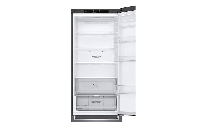 LG Frigorífico Combi 2m, Clasificación D, capacidad de 419l, Inox grafito , Serie P-600, GBP62DSNGN.ADSQEUR