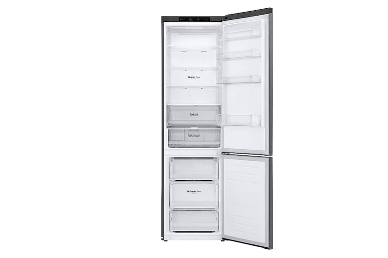 LG Frigorífico Combi 2m, Clasificación D, capacidad de 419l, Inox grafito , Serie P-600, GBP62DSNGN