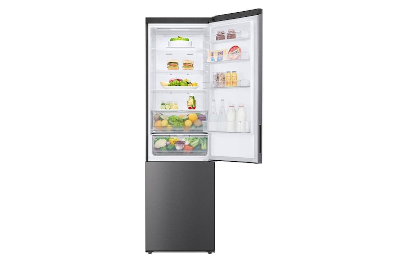 LG Frigorífico Combi  2m, Clasificación D, capacidad de 419l, Inox grafito , serie P-600 , GBP62DSXGC