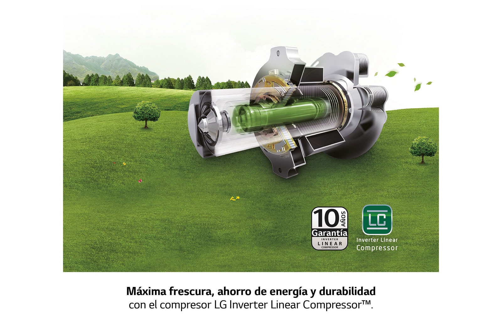 LG Outlet Frigorífico Combi Door Cooling+, 2m, Clasificación A, capacidad de 419l, Inox antihuellas , serie P-600, GBP62PZNAC.OUTLET