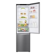 LG Frigorífico Combi 2.03m, Clasificación C, capacidad de 419l, Inox antihuellas, serie P-600, GBP62PZNCN1