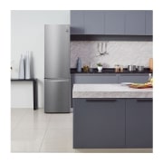 LG Frigorífico Combi 2.03m, Clasificación C, capacidad de 419l, Inox antihuellas, serie P-600, GBP62PZNCN1