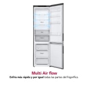 LG Outlet Frigorífico Combi 2m, Door Cooling Clasificación A, capacidad 419l, Blanco, Serie P-600, GBP62SWNAC.OUTLET