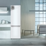 LG Outlet Frigorífico Combi Door Cooling+, 2m, Clasificación C, capacidad de 419l, Blanco, serie P-600, GBP62SWNCN1.OUTLET