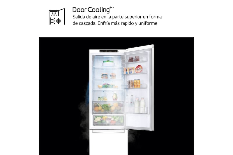 LG Outlet Frigorífico Combi LG, 203 cm, Blanco, D, GBP62SWNGN.OUTLET