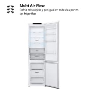 LG Outlet Frigorífico Combi LG, 203 cm, Blanco, D, GBP62SWNGN.OUTLET
