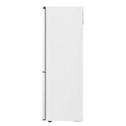 LG Frigorífico Combi Door Cooling+,  1,86m, Clasificación C, capacidad de 374l, blanco. Serie 300, GBV3100CSW vista frontal ladeada, GBV3100CSW